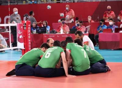 پارالمپیک 2020 توکیو، فینال زود هنگام تیم والیبال نشسته ایران در نیمه نهایی